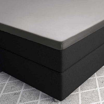 Primaviera Deluxe Splittopper Satijn Hoeslaken Grijs 180 x 220