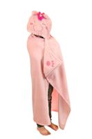 Noxxiez knuffeldeken met capuchon eenhoorn, 130x100cm - thumbnail