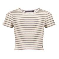 Frankie & Liberty Zomer t-shirt meisjes - zwart wit - gestreept - Rozy - thumbnail