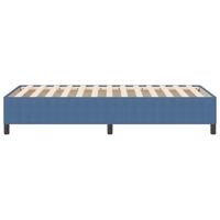 Bedframe Blauw 90 x 200 cm Katoenen stof - thumbnail
