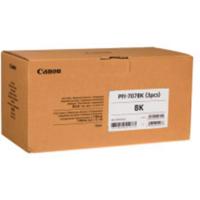 Canon Inktcartridge PFI-707 BK Origineel Zwart 9821 B 001 - thumbnail