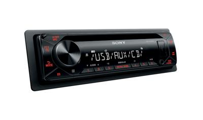 Sony CDXG1301U.EUR Autoradio (CD-speler, USB/AUX-ingang, 4x 55 W, extra bas), Barnsteen (amber)