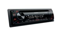 Sony CDXG1301U.EUR Autoradio (CD-speler, USB/AUX-ingang, 4x 55 W, extra bas), Barnsteen (amber) - thumbnail
