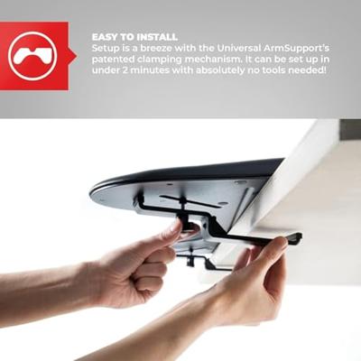 Contour Design ArmSupport Red Gel-polssteun Zwart