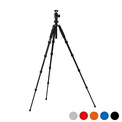 Rollei Compact Traveler No. 1 - lichtgewicht reisstatief van aluminium met geringe pakmaat van slechts 31,5 cm, Arca Swiss compatibel en incl. kogelkop en statiefttas