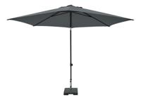 Madison Parasol mykanos push-up 250cm grijs - thumbnail