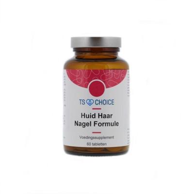 TS Choice Huid, haar & nagel formule 60 Tabletten TS Choice Huid, haar & nagel formule 60 Tabletten