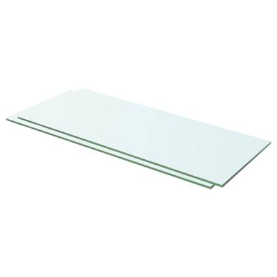 VidaXL Schappen 2 st 60x20 cm glas transparant VidaXL Schappen 2 st 60x20 cm glas transparant