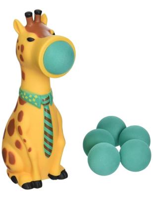 Plopper Giraf, incl. 6 balletjes