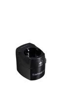 WORLD ADAPTOR PRO 3-P+USB Black - thumbnail