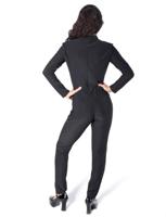 Catsuit jersey zwart - thumbnail