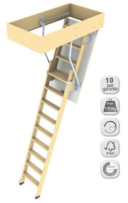 Novoferm vlieringtrap 1180 2-dlg 60x100x120cm
