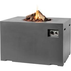 Cocoon vuurtafel lounge&dining rechthoek antraciet Cocoon vuurtafel lounge&dining rechthoek antraciet