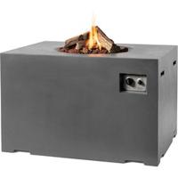 Cocoon vuurtafel lounge&dining rechthoek antraciet - thumbnail