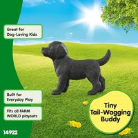 Schleich farm world zwarte labrador retriever pup 14922 - thumbnail