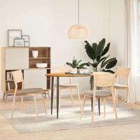 Tafelblad 120x60x2 cm ovaal massief eikenhout lichtbruin - thumbnail