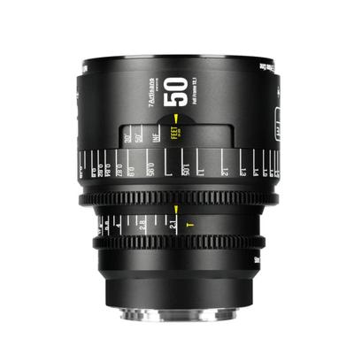 7Artisans INFINTE 50mm T2.1 Full-Frame Zwart - EF-mount