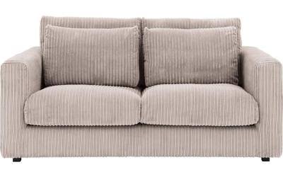 Goossens Bank Ravenia bruin, stof, 2-zits, stijlvol landelijk Goossens Bank Ravenia bruin, stof, 2-zits, stijlvol landelijk