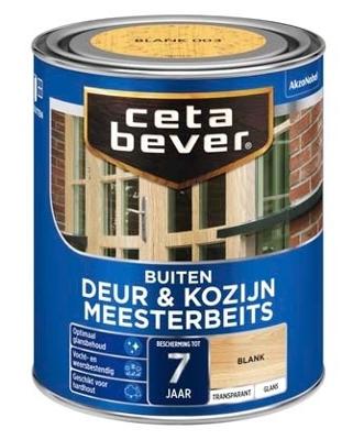 Cetabever Meesterbeits Deur en Kozijn Transparant Glans - Teak