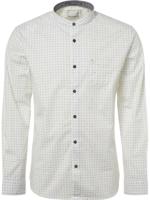 Shirt, l/sl, granddad, allover prin white - thumbnail