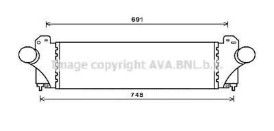 Intercooler, inlaatluchtkoeler IV4129