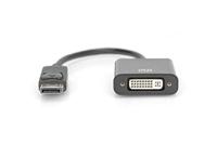 Digitus DB-340414-001-S DisplayPort-kabel DisplayPort / DVI Aansluitkabel DisplayPort-stekker, DVI-I 24+5-polige bus 0.15 m Zwart Afgeschermd (dubbel), - thumbnail