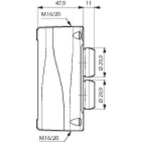 BACO 224230 LBX20120 Druktoets Moment (l x b x h) 92.6 x 74 x 58.9 mm IP66 1 stuk(s) - thumbnail