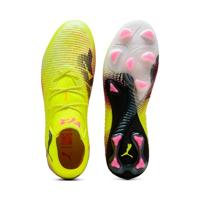 PUMA Future 8 Ultimate Gras Voetbalschoenen (FG) Geel Zwart Roze - thumbnail
