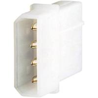 TRU COMPONENTS PC-voedingsstekker Met contacten. Wit Inhoud: 1 stuk(s) - thumbnail