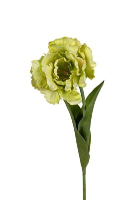 Papegaaitulp l66cm groen kunstbloem Louis Maes - Louis maes