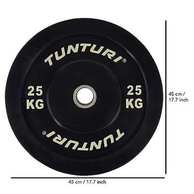 Tunturi Halterschijf| 1 x 25kg | Black