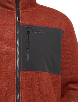 Jack wolfskin Kaminfeuer Fleece Heren Intense Rust L