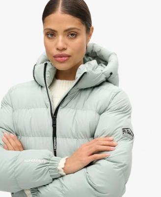 Superdry Hooded Sports Puffer Casual Winterjas Dames L/40