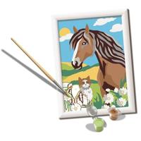 Ravensburger CreArt Paard en poesje - thumbnail