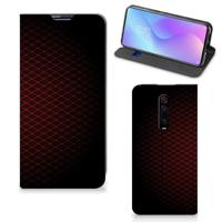 Xiaomi Mi 9T Pro | Hoesje met Magneet | Geruit Rood - thumbnail