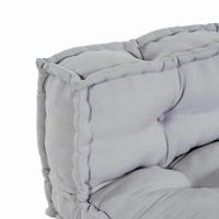 Pallet Sofa Kussen 2 pcs Grijs Stof - thumbnail