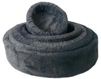 Teddy hondenmand grijs - thumbnail