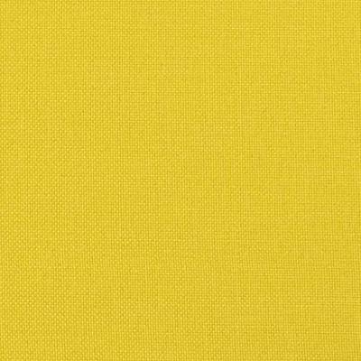 3-delige Loungeset met kussens stof lichtgeel