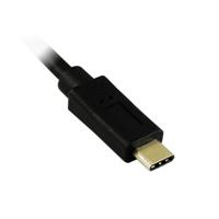 LC-Power LC-M2-C-NVME behuizing voor opslagstations M.2 SDD-behuizing Zwart - thumbnail