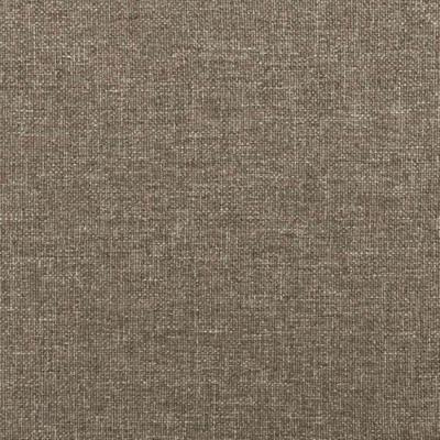 Bedframe met hoofdeinde zonder matras 90x190 cm stof taupe