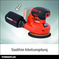 Excentrische schuurmachines Powerplus Dual Power Powdp50400 + G80 20 V Ø 125 mm - thumbnail