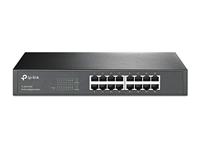 TP-Link TL-SG1016D Switch, 16 poorten, zwart - thumbnail
