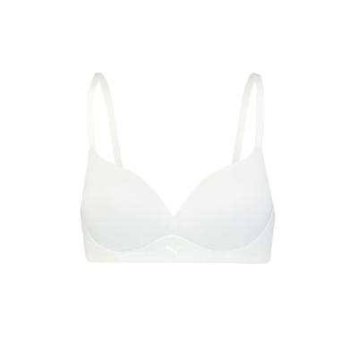 BH zonder beugel met vulling - Everyday - Comfort T-shirt Bh die niet doorschijnt - Zwart - Huidskleur - Wit