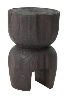 MUST Living Bijzettafel 'Amber' Teakhout, kleur Bruin