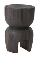 MUST Living Bijzettafel 'Amber' Teakhout, kleur Bruin - thumbnail