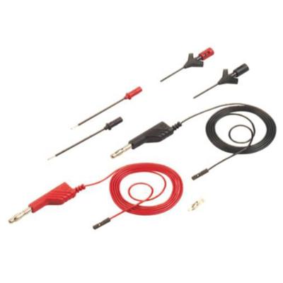Hirschmann Test & Measurement PMS 0,64 Meetsnoerenset Banaanstekker 4 mm Bus 0,64 mm 1.00 m Zwart, Rood 1 set(s)