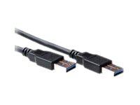 USB-kabel - USB type A (M) naar USB type A (M) - USB 3.0 - 5 m - thumbnail