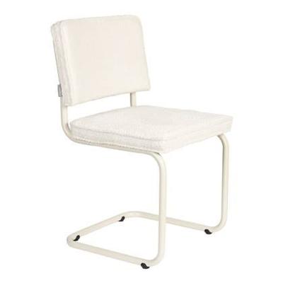 Zuiver Eetkamerstoel 'Ridge' Soft, Bouclé, kleur Wit
