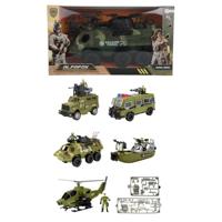 Army Militair Voertuig + Soldaat en Accessoires Verschillende Uitvoeringen - thumbnail