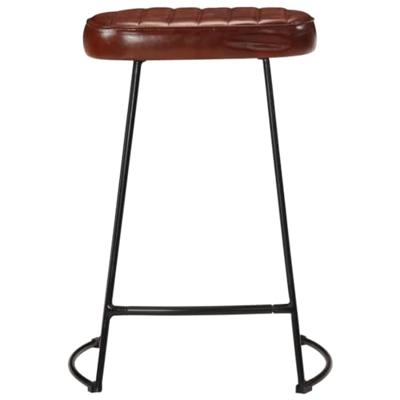 Barkrukken 2 st 41x29x62 cm donkerbruin